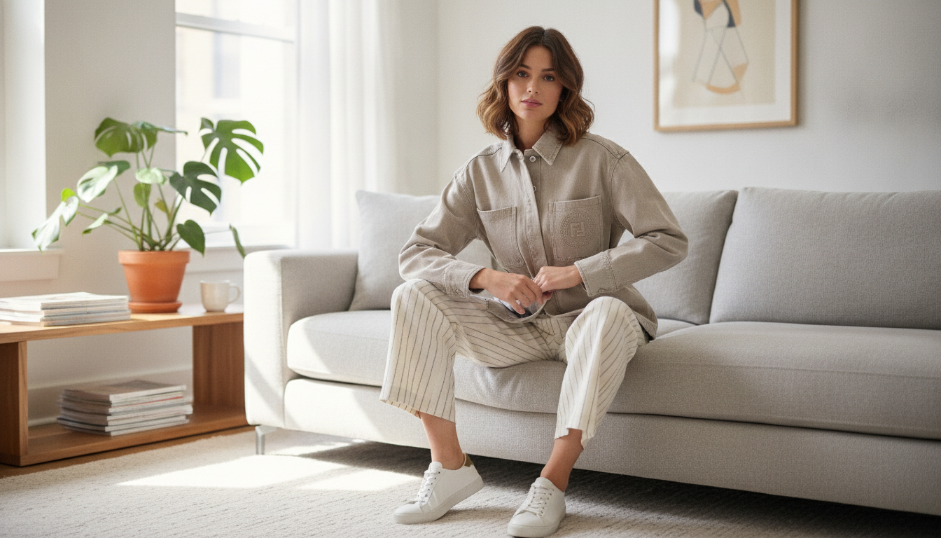 Fendi Belted Monogram Denim Jacket: Fit, Style, Care