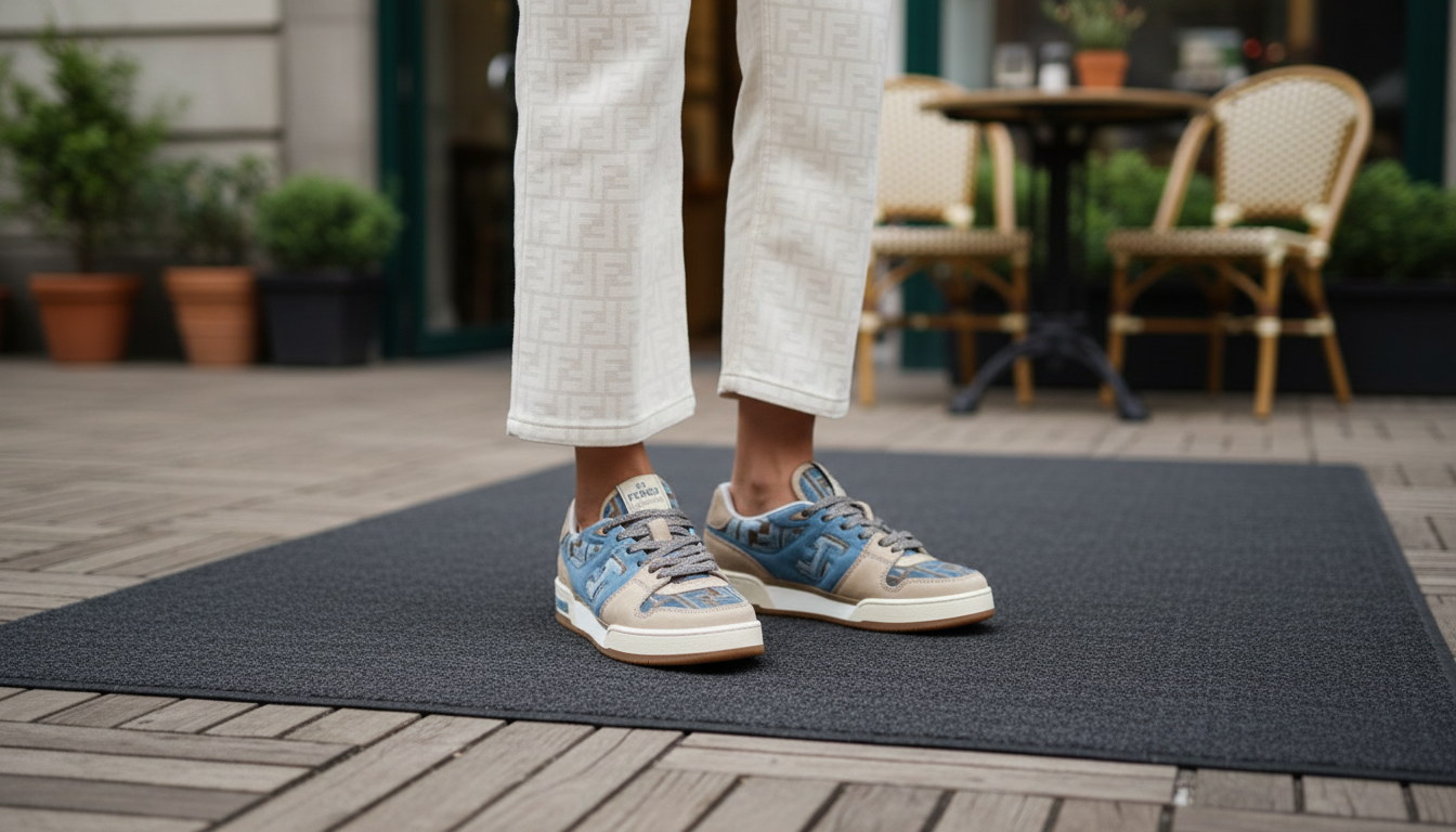 Fendi FF Logo Leather Sneakers: Fit, Comfort & Style