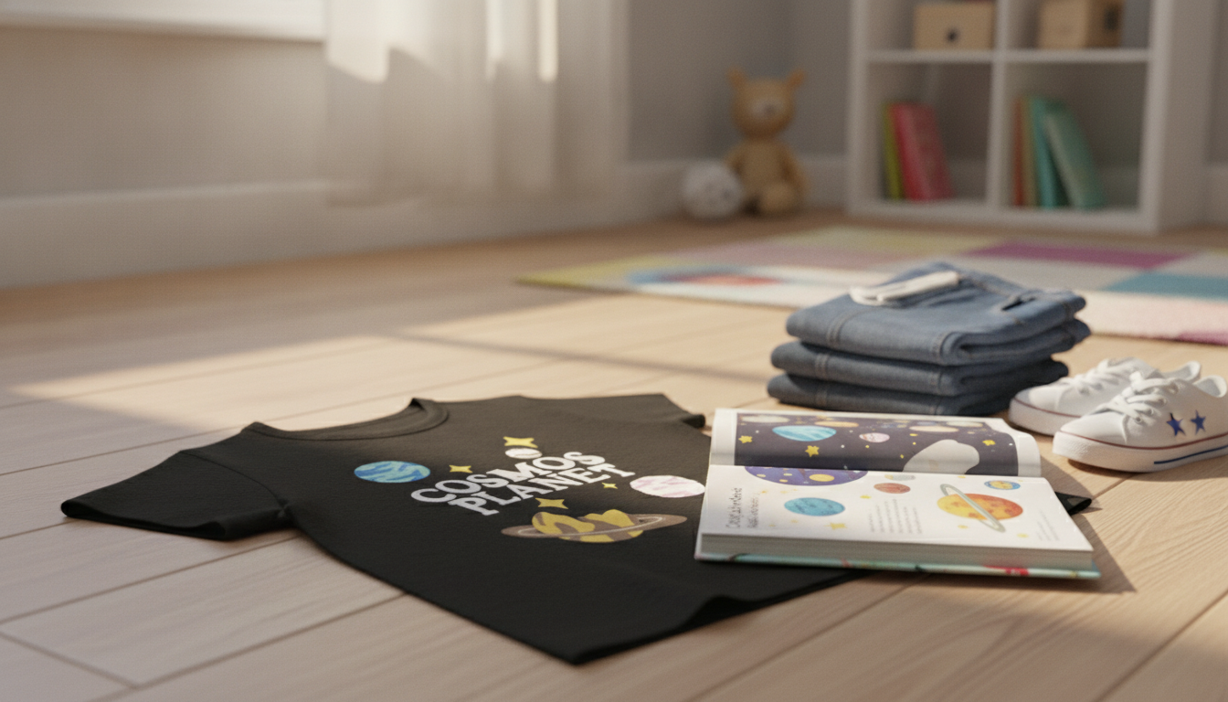 Kids Space Print Tee: Easy Everyday Outfit Staple