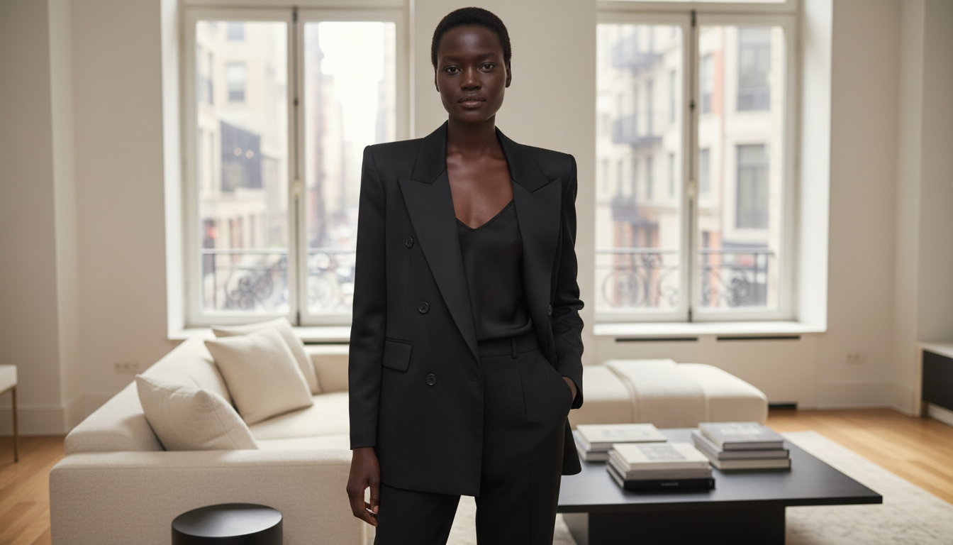 Saint Laurent Double-Breasted Wool Blazer Fit & Styling