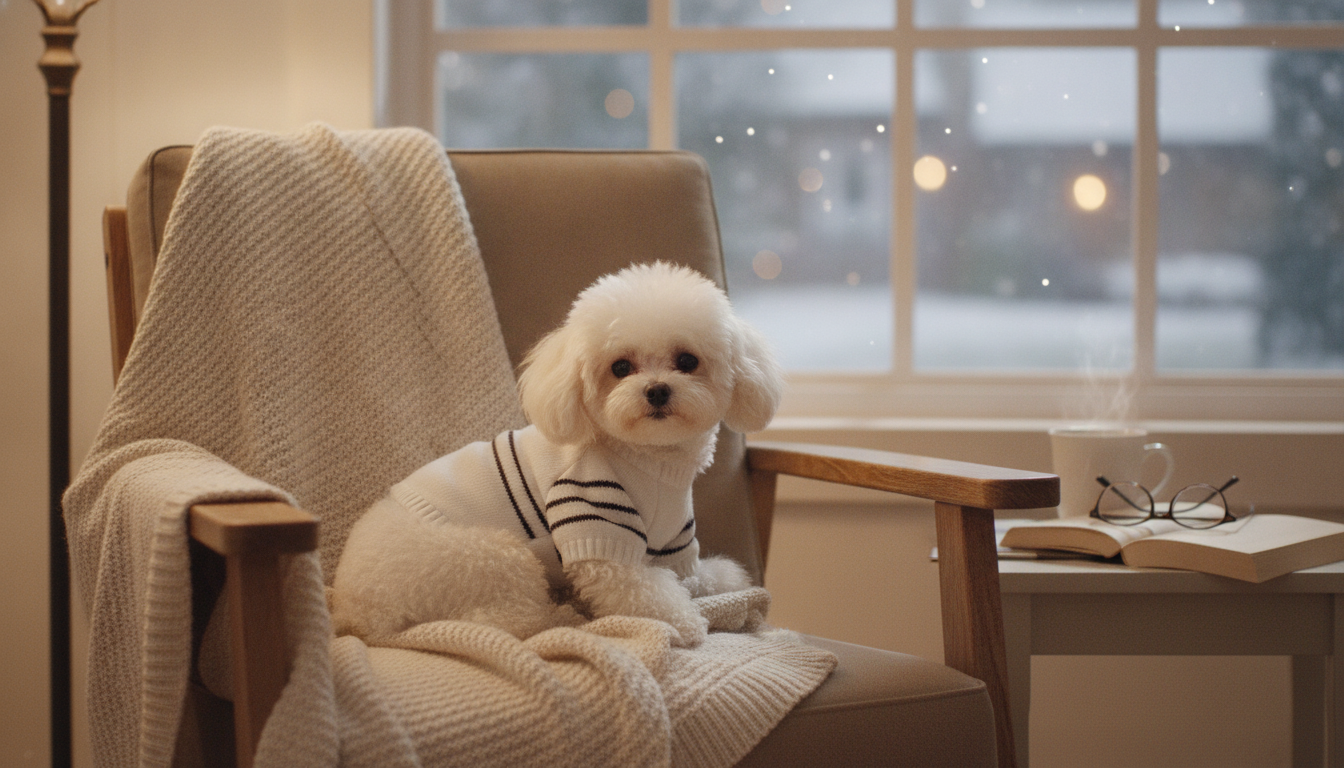 Striped Cardigan Sweater for Small Dogs: Fit & Warmth